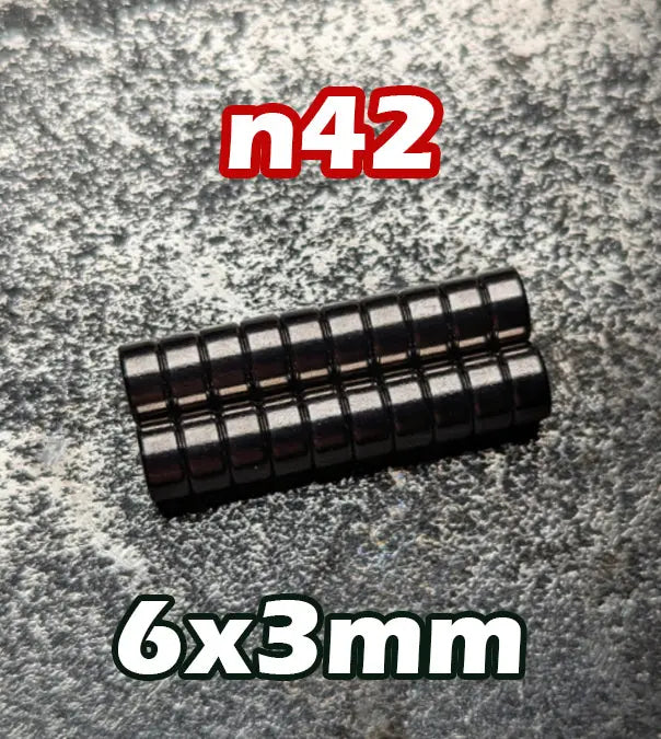 N42 Premium Neodymium Magnets (Medium Strength) playforbeans