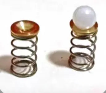 Brass Spring Caps (10pc) playforbeans