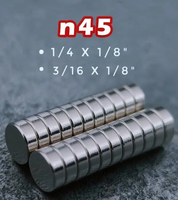 N45 Imperial Premium Neodymium Magnets - True Size! playforbeans