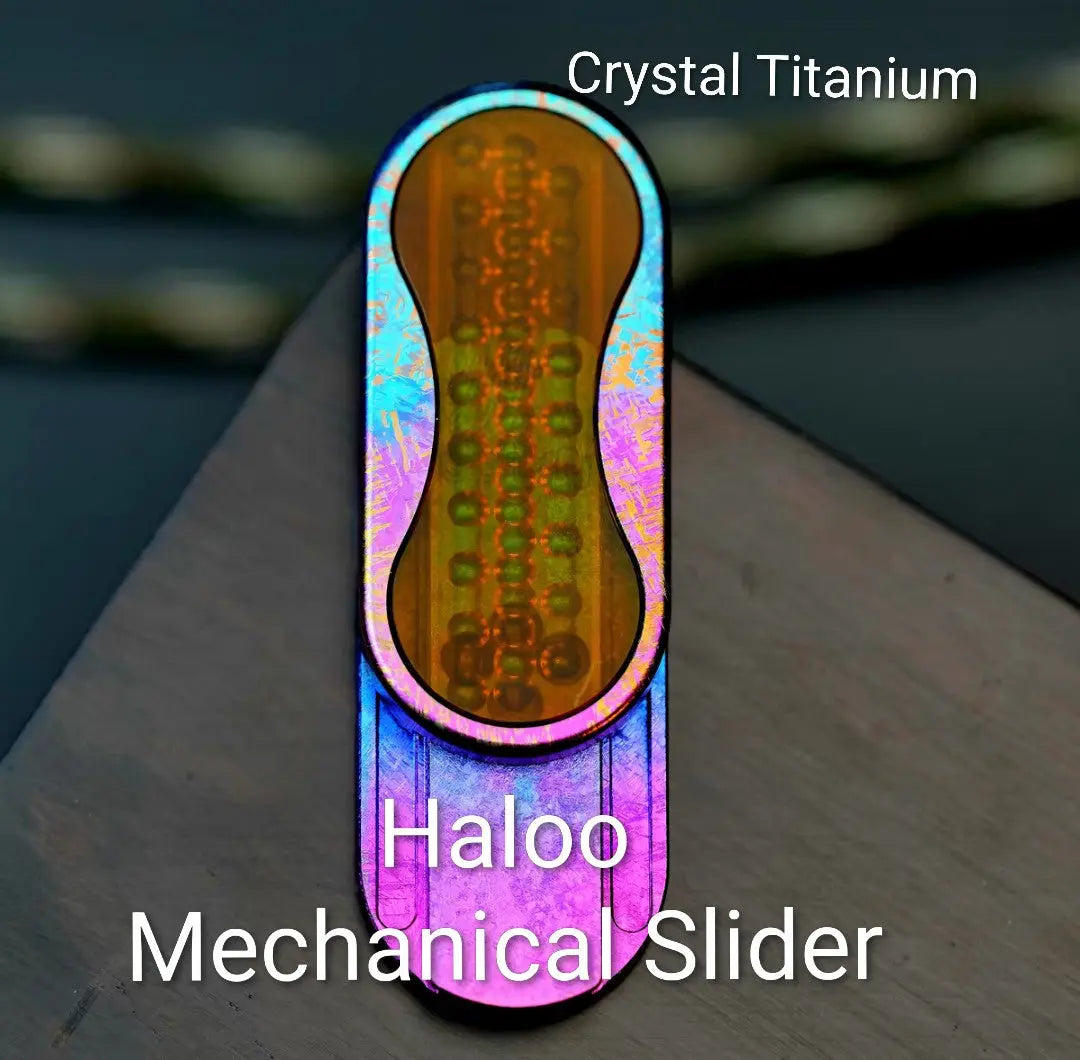 Crystal Titanium Mechanical Slider Haloo
