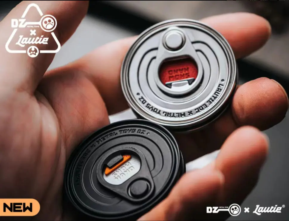 Metal Toys DZ x Lautie - Tin Can' - Zirconium | Mechanical Show Hand Coin Metal Toys DZ x Lautie