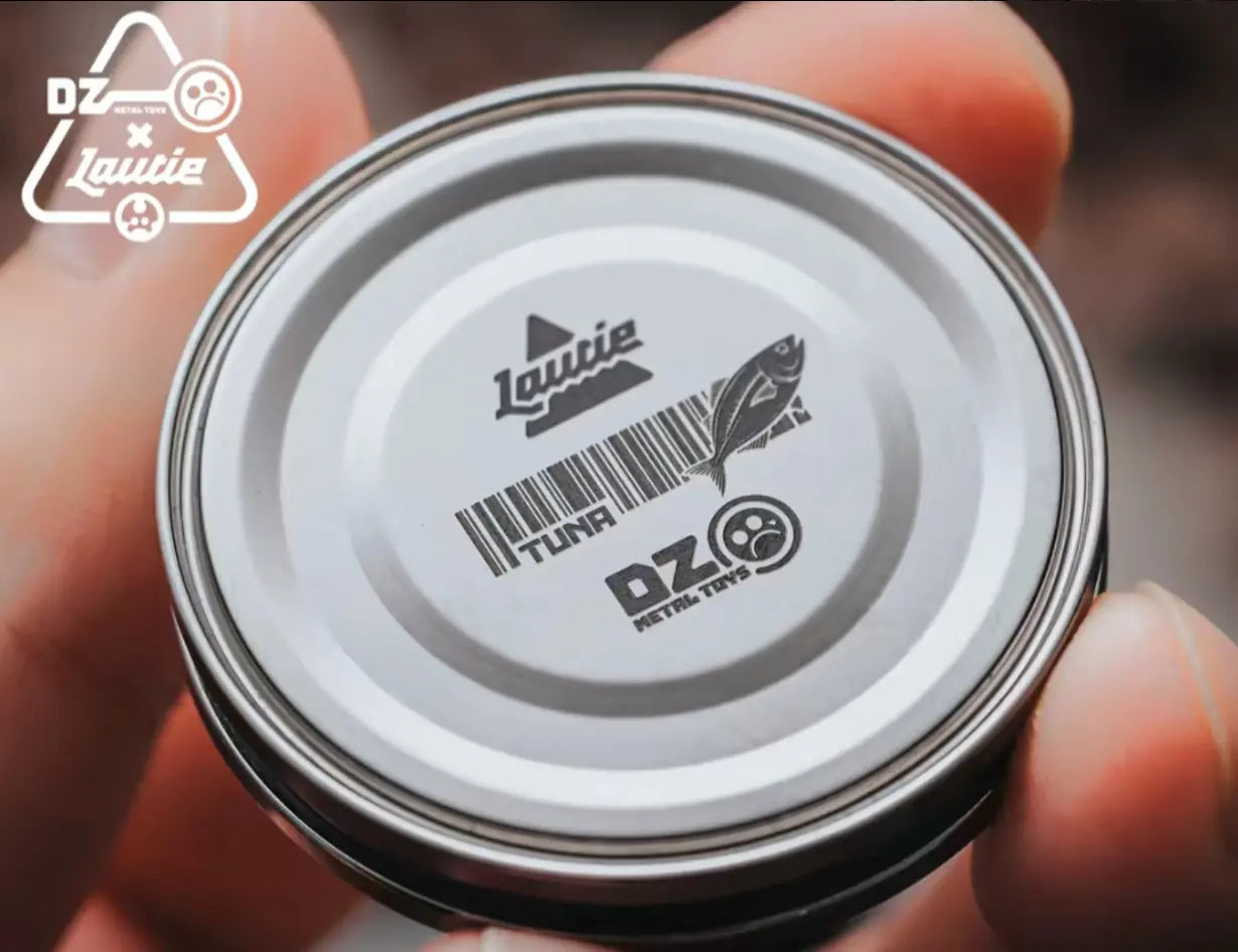 Metal Toys DZ x Lautie - Tin Can' - Zirconium | Mechanical Show Hand Coin Metal Toys DZ x Lautie