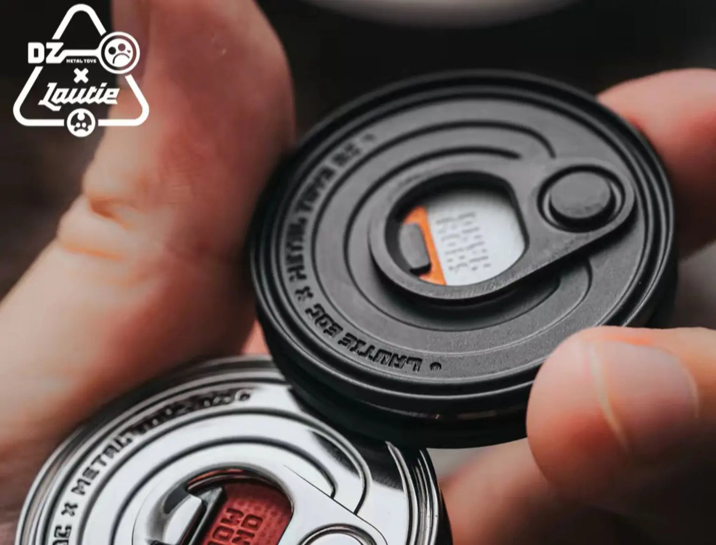 Metal Toys DZ x Lautie - Tin Can' - Zirconium | Mechanical Show Hand Coin Metal Toys DZ x Lautie