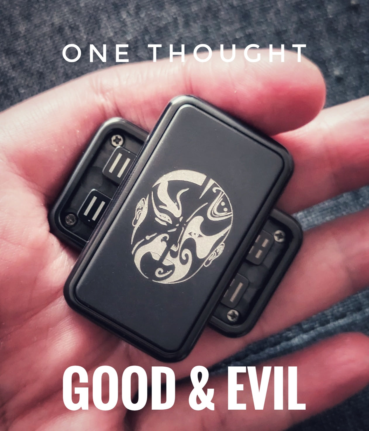 One Thought - Tracked Slider Black Steel