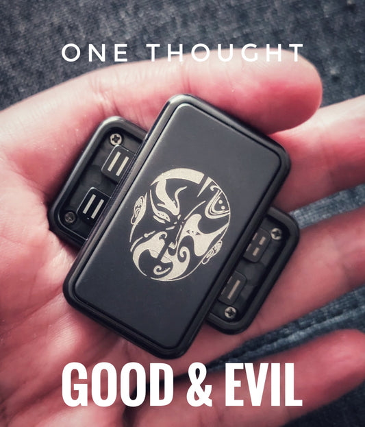 One Thought - Tracked Slider Black Steel