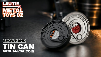 Metal Toys DZ x Lautie - Tin Can' - Zirconium | Mechanical Show Hand Coin Metal Toys DZ x Lautie