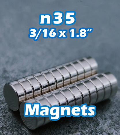 N35 Imperial Premium Neodymium Magnets - True Size!