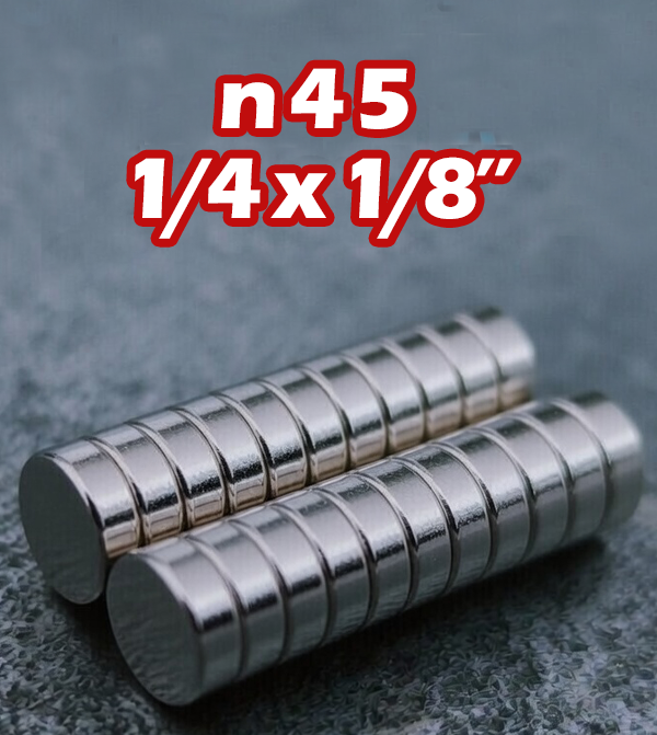 N45 Imperial Premium Neodymium Magnets - True Size!