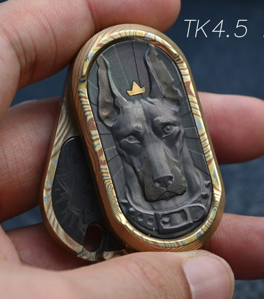 TKEDC The Dog (Doberman Pinscher) Mokume