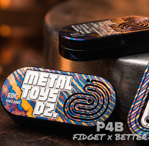 Metal Toys DZ TOPB Snake Game Timascus Limited Edition