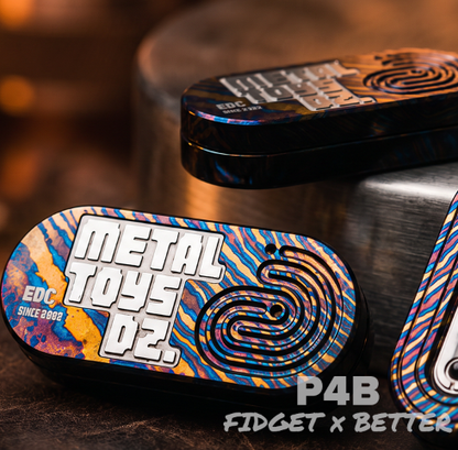 Metal Toys DZ TOPB Snake Game Timascus Limited Edition