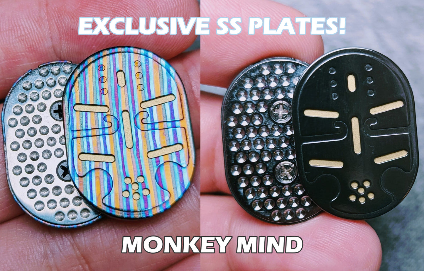 Stainless Steel Plates for Monkey Mind - TiGo Production