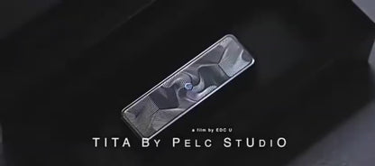 PELC TITA Mechanical Slider- Sandblasted Brushed Stainless Steel
